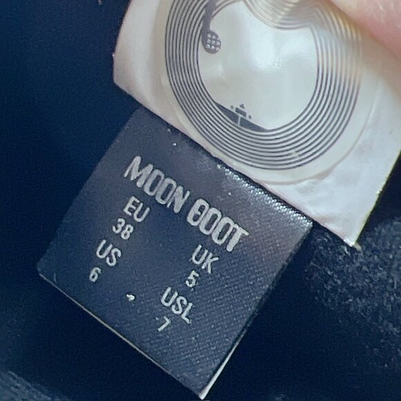 Moon Boot Park Soft Suede Slip On logo-print Sneakers Womens US 7 COGNAC - Picture 14 of 14